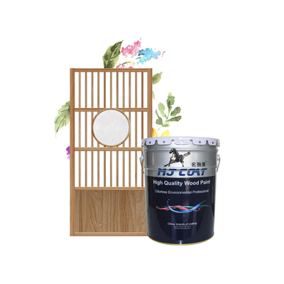 낮은 VOC 매트 고 광택 부드러운 PU 목재 페인트 10-15 Sq.ft / 리터 커버리지