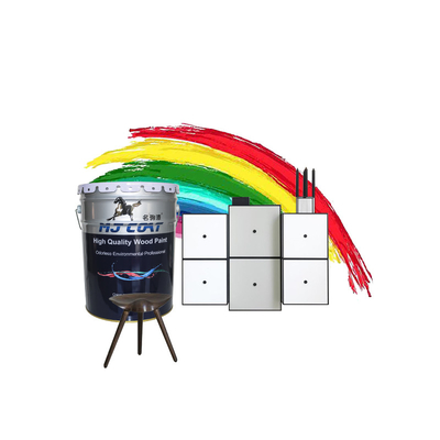 빠른 건조 낮은 VOC PU 목재 페인트 10-15 Sq.ft / 리터 커버리지 PU 페인트 목재 표면에 대한