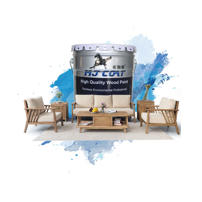 부드러운 마무리 PU 목재 페인트 낮은 VOC 함유 2-3 코트를 위해 10-15 Sq.ft / 리터 커버리지
