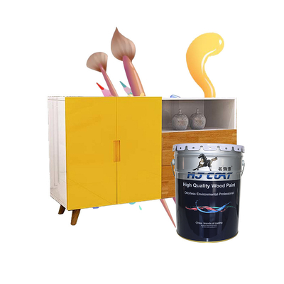 낮은 VOC PU 목재 페인트 부드러운 매트 마무리 커버 10-15 평방 피트 / 리터